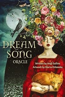 Dream Song Oracle: Deluxe 45-Card Gilt-Edged Oracle Deck with 104-Page Full-Color Illustrated Guidebook – Develop Intuition, Explore Inner Magic, Discover Feminine Wisdom